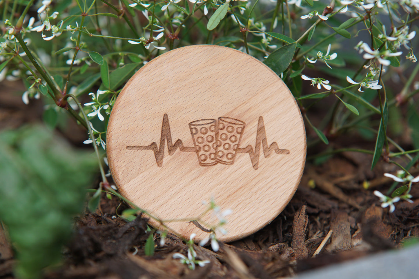 Der Dubbedeckel – Stylischer Holzdeckel fürs Dubbeglas - Glas am Puls